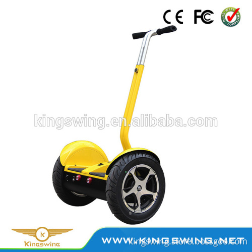 Big wheels 1600w powerful self-balancing mobility electric scooter Standing two wheel balance skateboard with handrail off road
